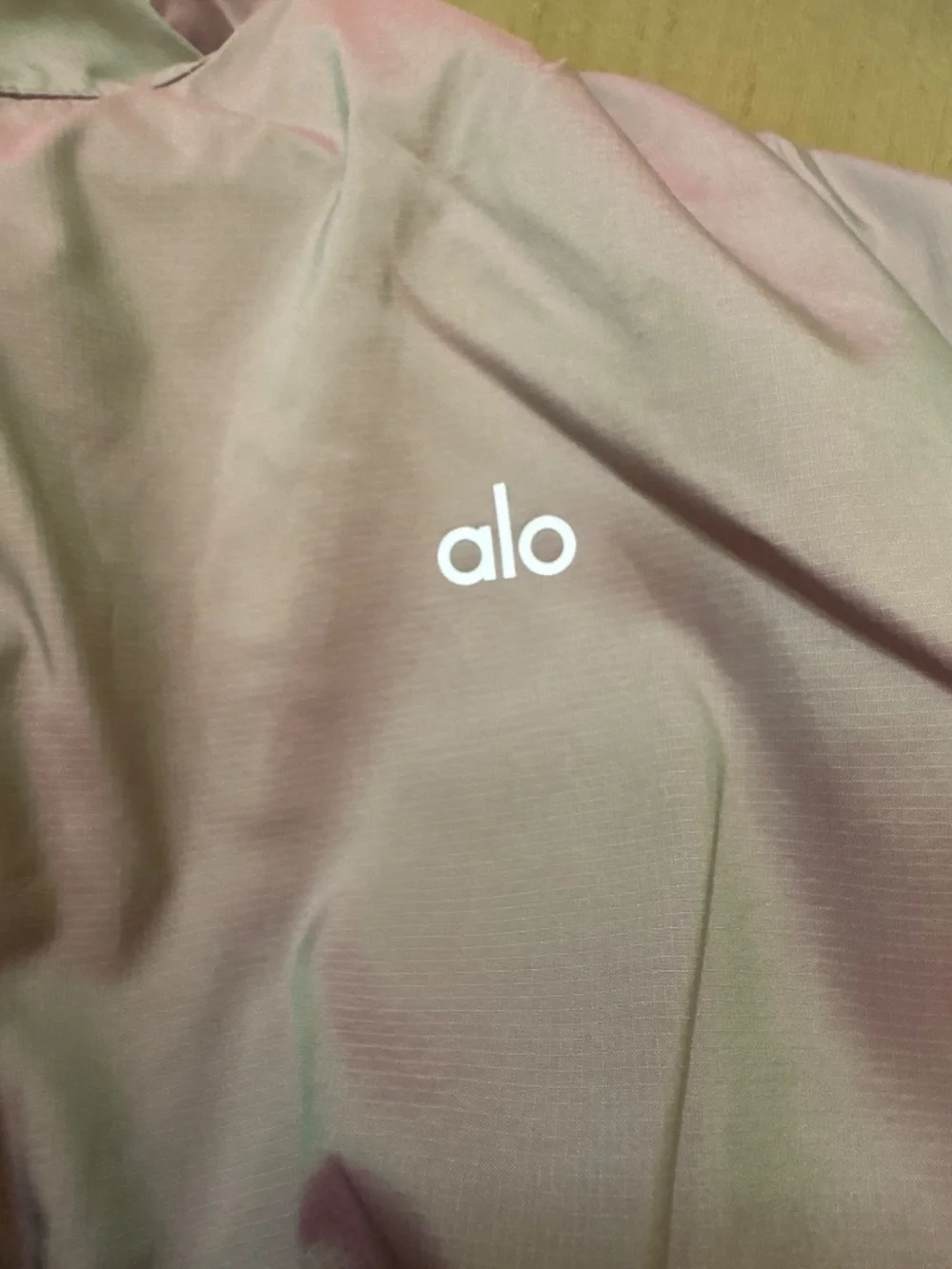 ALO Yoga Prismatic Jacket Pink Moonlight Medium